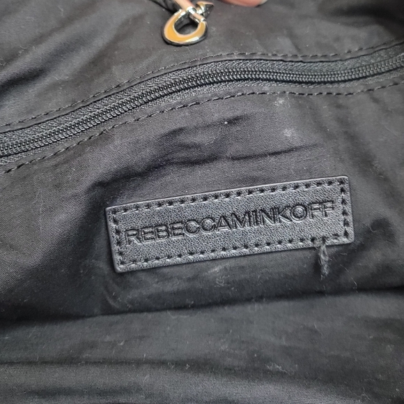 Rebecca Minkoff Everywhere Quilted Tote Handbag Shoulder Bag Black - Picture 10 of 15